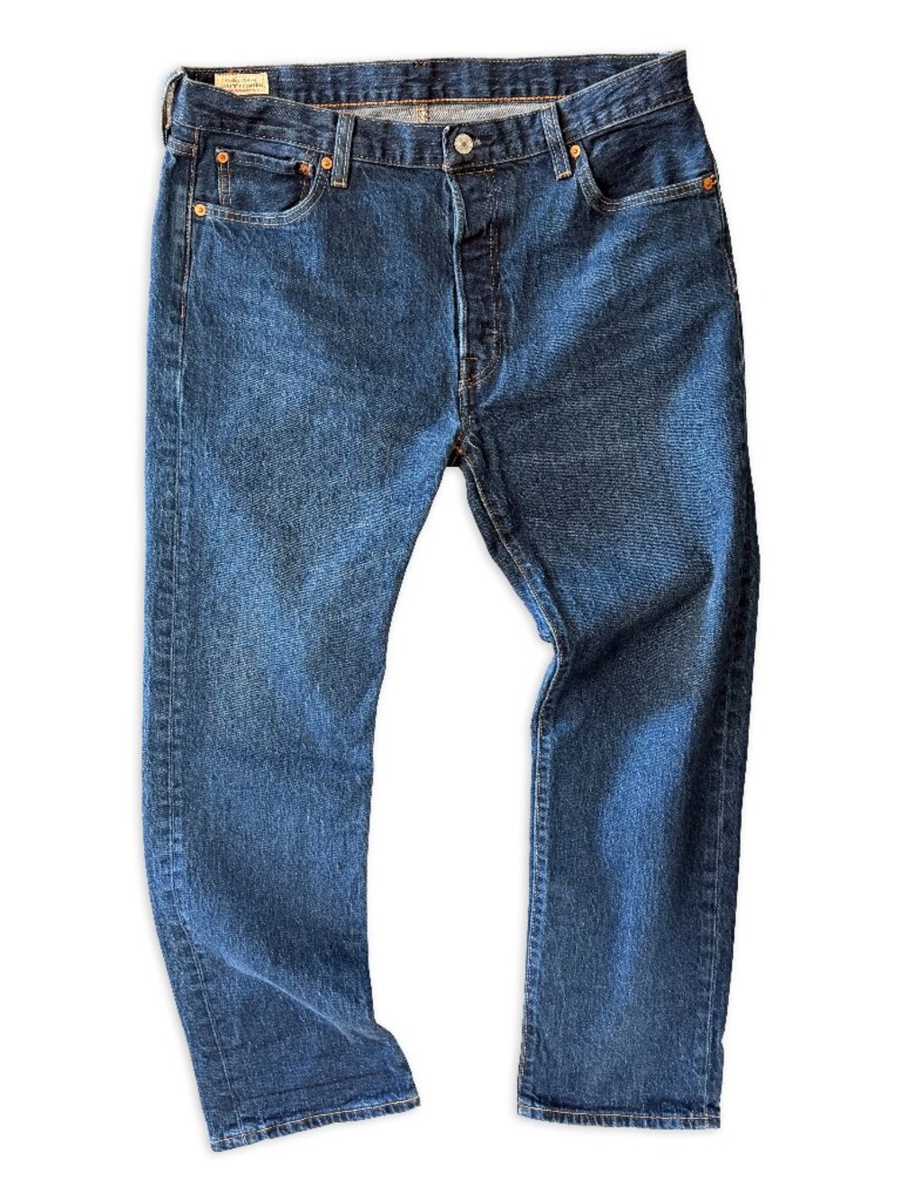 Levi's Premium 501 Original Fit Dark Wash Jeans - 36x30